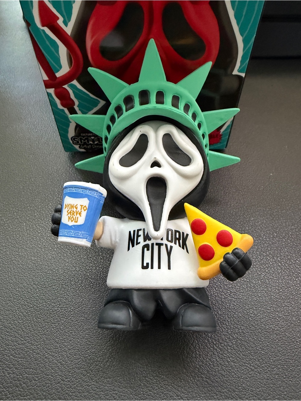The Ghost Face in Different Places 3-Inch Blind Box Vinyl Times Scare